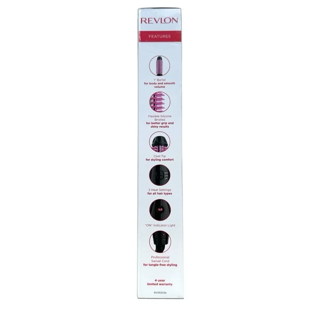 🔃Revlon Pro Collection Heated Silicone Bristle Barrel Brush